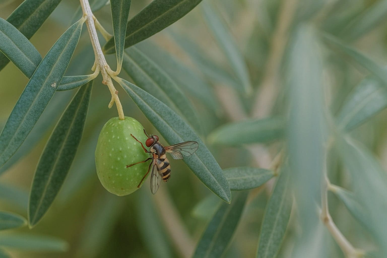 Combattere la mosca dell'olivo con metodi naturali