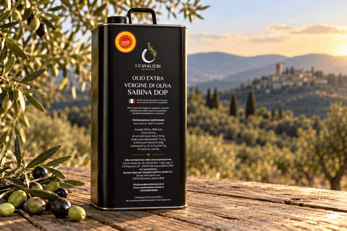 Olio sabina DOP cavalieri dell'oro verde